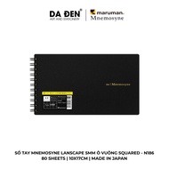 [BLACK SKIN - DISTRICT 3] Maruman Mnemosyne Lanscape Notebook 5MM Squared
