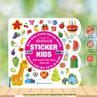 Book - Smart peel and stick stickers IQ - EQ - CQ - Sticker for kids book 1 (2-8 years old)