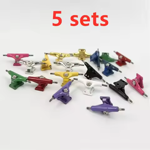 5 Sets Single Axle 32mm 34mm Finger Skateboard Truck Fingerboard Trucks