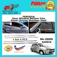 Perodua Kancil Chrome Stainless Steel Door Window Trim Panel