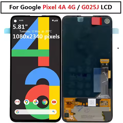 For Google Pixel 4A 4G LCD Display Pixel 4A 4G Display Touch Screen Digitizer Assembly G025J For Goo