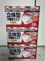 日本女士/中童口罩(60pcs/box)(BFE, PFE, VFE 99%)
