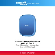 SanDisk Creator Phone Portable SSD with Type-C Connection - 1TB / 2TB