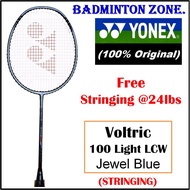 Yonex Voltric 100 LCW (Jewel Blue) Free Stringing @24lbs Badminton Racket