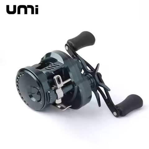 Umi Fishing Reel Cast Drums Wheel DK150/DK20 Model Ratio 7.5:1 Drag 7/15kg Bait Metal Casting Reels 