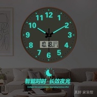 【00118s8zmdk38.my】 Clock, wall clock, liv room Fashion Luminous wall clock Bedroom Mute Creative clo