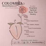 Colombia - Monteblanco Juicy Peach Honey Specialty Coffee Bean (100g)