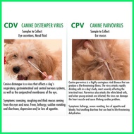 ♙ ◮ [PET ORGANICS] Canine Parvo Virus Test Kit | Dog Pet Check | Parvo Virus Check Kit | Save your