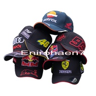 Baseball Cap Ducati Racing Cap Black Men's and Women's Cap RACING FOX, ALPINESTARS
