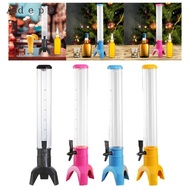 [Adepe] Beer Tower Dispenser Large Capacity 3L Juice Margarita Tower Beer Dispensers for