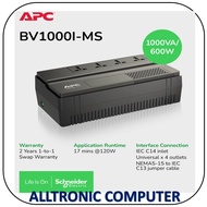APC BV1000I-MS Easy UPS, 1000VA, 600W Floor/Wall Mount, 230V, 4x Universal outlets, AVR / 2Yrs Warranty /Alltronic