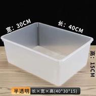 ST/🧿Jie Lilin Freezer Crisper Large CapacitypeFreezing Storage Box Refrigerator Box Drawer Crisper Storage Freezer Trans