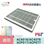 HEPA濾心 顆粒活性碳濾網 適用 PHILIPS 飛利浦 AC4014 AC4072 AC4143 AC4144現貨