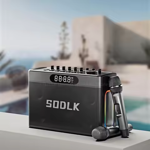 SODLK S1127 Plus 300W Wireless Bluetooth Speaker with Display Screen Remote Control Instrument Rever