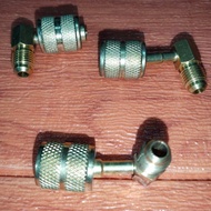 R22 TO R410A / R32 【A/C meter HOSE CONVERTER L】GAS METER ADAPTER CONNECTOR KIT CONDITIONER TRANSFORM