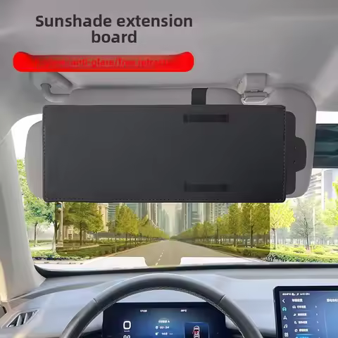 1Pcs Universal Car Sun Visor Extender Anti-Glare Sun Blocker UV Rays Blocker Adjustable for Cars SUV