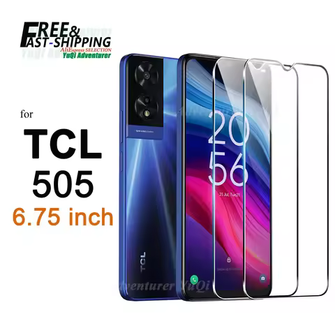 Screen Protector For TCL 505 4G 6.75 inch Tempered Glass HD Crystal Mica 9H Anti Scratch Case Friend
