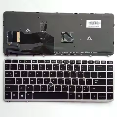US Laptop Keyboard for Hp EliteBook 840 G1 840 G2 850 G1 850 G2 845 G1 845 G2 736654-001 ZBook 14 73