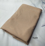 TUDUNG BAWAL PLEATED LAZY / TUDUNG BAWAL / BAWAL IRON LESS / BAWAL JERSEY RIBBED /WOMEN Tudung Bawal