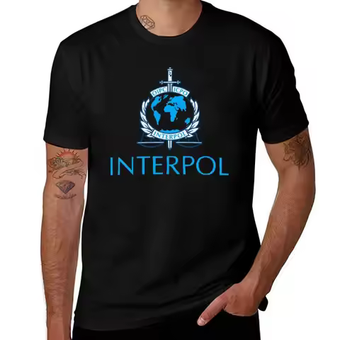 INTERPOL T-Shirt cotton tshirt 100% man t shirt cotton high quality T-Shirt