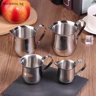 [B&T Dec] Coffee Milk Frothing Pitcher Cup Kitchen Stainless Steel Creamer Pitchers 60-240ML Measuri