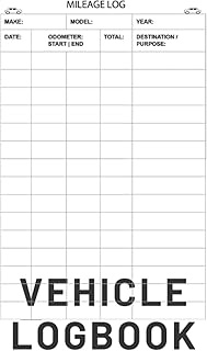 Vehicle Logbook: Maintenance, Fuel, Kilometers. Miles, Taxes, Record, Journal, 6" X 9" 120 Pages