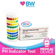 Johnson - Universal pH Indicator (100 strips) - by BW generation
