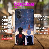 GO Case ( AG 23 ) Softcase Glossy For Oppo A18 A38 A98 A58 A78 A77S A57 A76 A79 5G A15 A15S A12 A95 