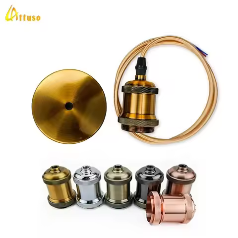 E27 Screw Lamp Stand Vintage Edison Light Bulb Socket Holder Adapter Base Cap Socket E26 Ceiling Lig