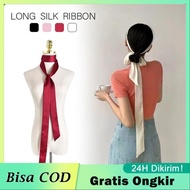Scarf Kecil Korea / Syal / Aksesoris Tas - Syal Leher | Sabuk Satin Obi / Tali Ikat Pinggang / Tali 