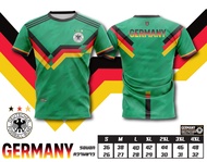 เสื้อบอลพิมพ์ลาย สโมสรฟุตบอล เยอรมัน  สี เขียว GERMANY