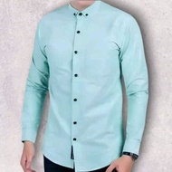 HIJAU KEMEJA Shirt men'sTOSCA Green shirt men's long-sleevedTOSCA Men's sage shirt Men's min green s