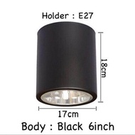 4inc / 6inc surface mounted downlight Black/White Round  Decorative lighting Down light