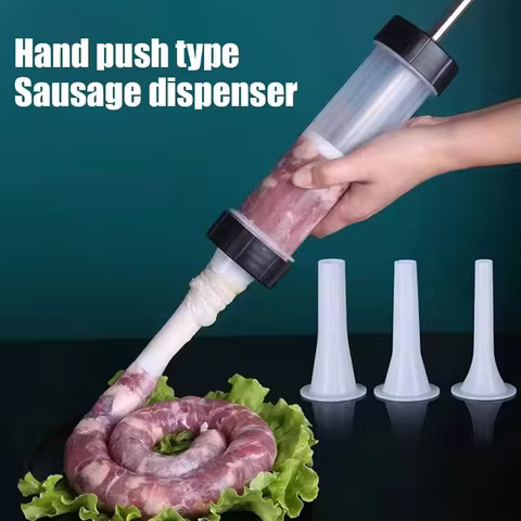 Sausage Stuffing Machine Homemade Sausage Stuffer Sausage Syringe Sausage Stuffer Gadgets Manual Mea