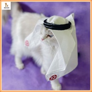Cat Dog Hat Cat Dog Headscarf Hat Cat Dog Pet Sunscreen Windproof Sand Hat Handmade Pet Headwear Pet