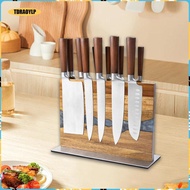 [tdraoylp] Magnetic Knives Block,Magnetic Knives Holder Stand,Storage (without Knives) Kitchen Tool 