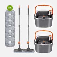 ไม้ม๊อบถูพื้น แยกน้ำสกปรก EZY MOPP ชุดถังปั่น ไม้ถูพื้น ไม้ม็อบ ไม้ม๊อบถูพื้นพร้อมถังปั่น แบบหมุนได้