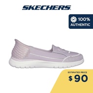 Skechers Women Slip-Ins On-The-GO Flex Top Notch Shoes - 136543-LAV Air-Cooled Memory Foam Breathable