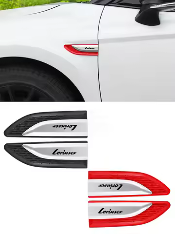 Car Side Fender Decorative Stickers for Lorinser Mercedes Benz LS560MX LX MAYBAC MS500L VS MS500 GS 