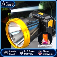 Auoyo LED Headlight Rechargeable Headlamp  Head Torchlight Torch Waterproof Flashlight For Camping F