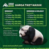Tiket Taman Safari - Voucher Taman Safari D422A