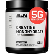 BARE PERFORMANCE NUTRITION, BPN Pure Creatine Monohydrate Powder by Creapure, 5g of Creatine per Ser