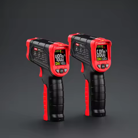 YEVOLT TA601 Series Digital Infrared Thermometer Handheld Non Contact IR Laser Heat Temperature Gun
