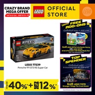 LEGO Speed Champions 77239 Porsche 911 GT3 RS Super Car (348 Pieces) Building Blocks Kids Toy
