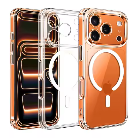 Magnetic Magsafe Wireless Charging Case For iPhone 17 Pro Max Hybrid Hybrid Hard Cover For Apple iPh