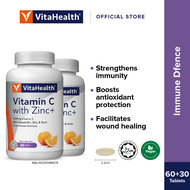 VitaHealth Vitamin C with Zinc+ (Time Release Vitamin C 1000mg) (Expiry 1/2025)