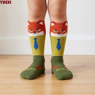 YUEXI Kids Nick Judy Socks, Zoo-topia 2 Nick Wilde Children Cotton Socks, Comfortable Gray Snake Jud