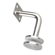 Bracket Handrail Konektor Hand Railing Glass Tangga Kaca Lurus Stainless Steel Handrail Connector B
