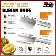 SAMLEE STAINLESS STEEL Durian Knife Large/Small with cover SAMLEE pisau buka durian