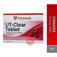 VITAMODE UT-CLEAR TABLET (WITH CRANBERRY FRUIT EXTRACT & D-MANNOSE) 20S
